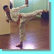 Kempo Dankan kick technique